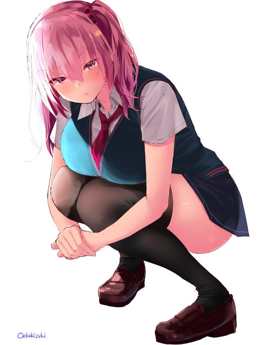 オリキャラ
しゃがみポーズが難しい🤣 