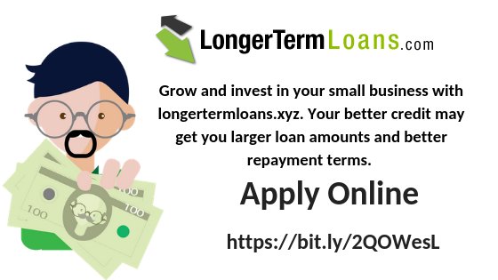 loans_long's tweet image. Need a #longtermloan fast? We’re here to help. longertermloans.xyz understands that money matters most and that time is crucial. Hurry Up! Apply Online bit.ly/2QOWesL 
#bestloan #quickloans #longertermloans #longtermlenders