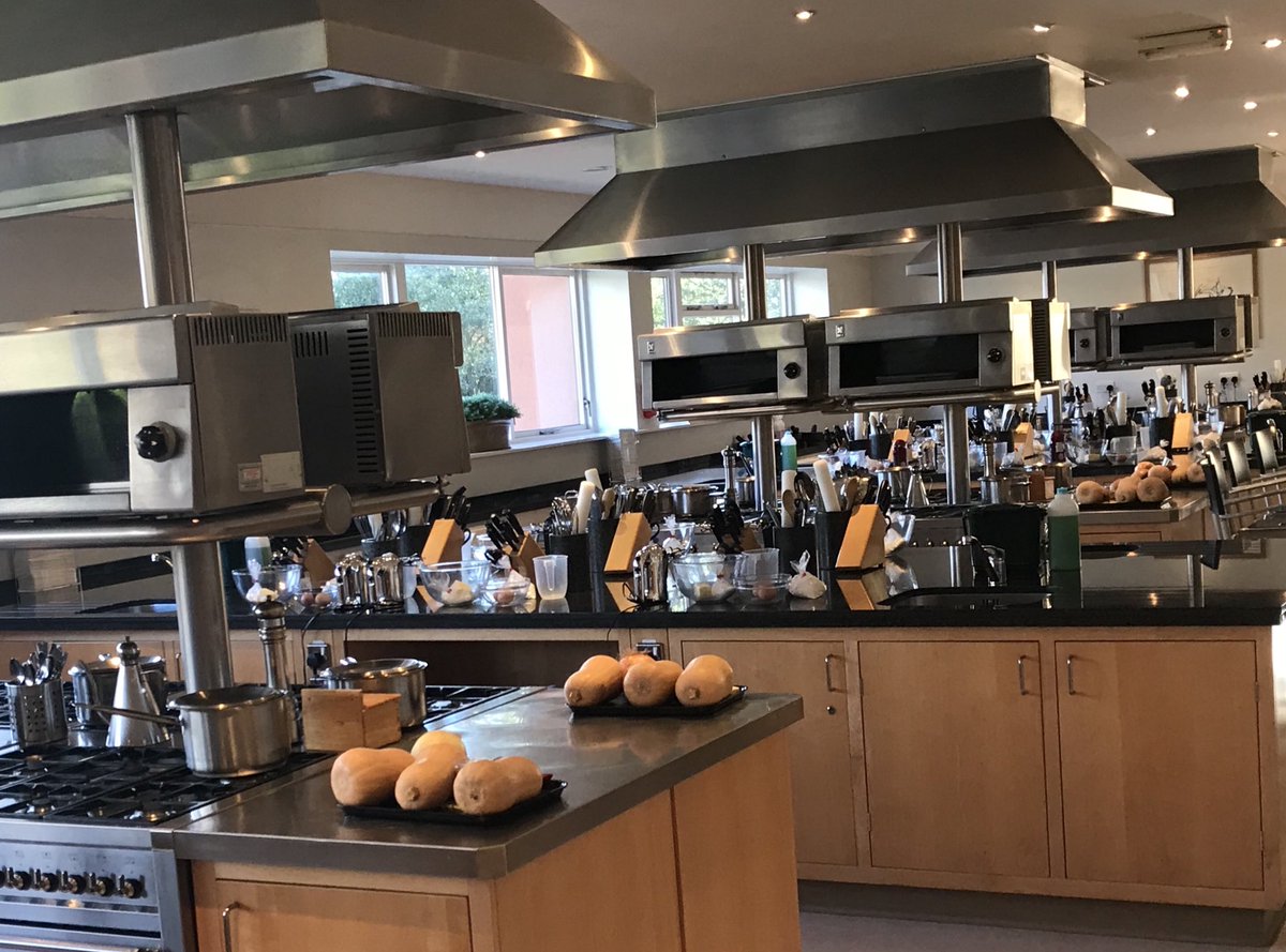 ticktaylor1's tweet photo. Right we’re ready, let’s make the Perfect Supper Party @Bettys in the Cookery School today. https://t.co/AZGrdACKmt