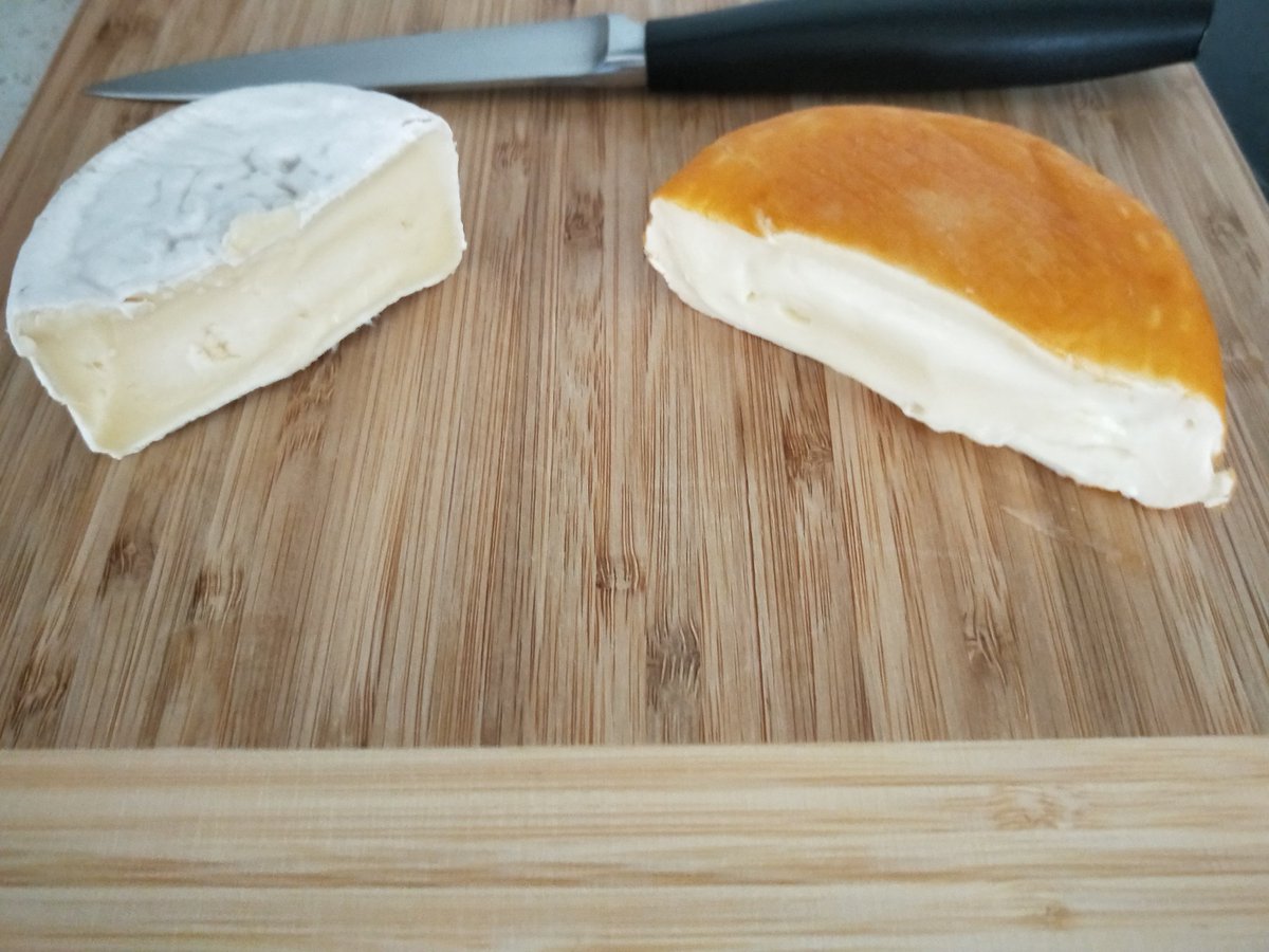 Brewing666's tweet photo. Think I'm getting the hang of this cheese making #doublecreambrie #muenster https://t.co/Hsfj0SnHDZ