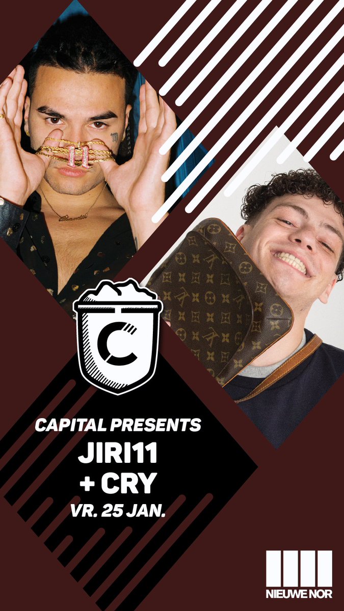 Vanaf nú in de verkoop: twee nieuwe <a href="/capital045/">Capital Hiphop</a>-avonden met MocroManiac, Pietju Bell (23 november) en Jiri11, Cry (25 januari) bit.ly/capital-hiphop  #hiphop #heerlen