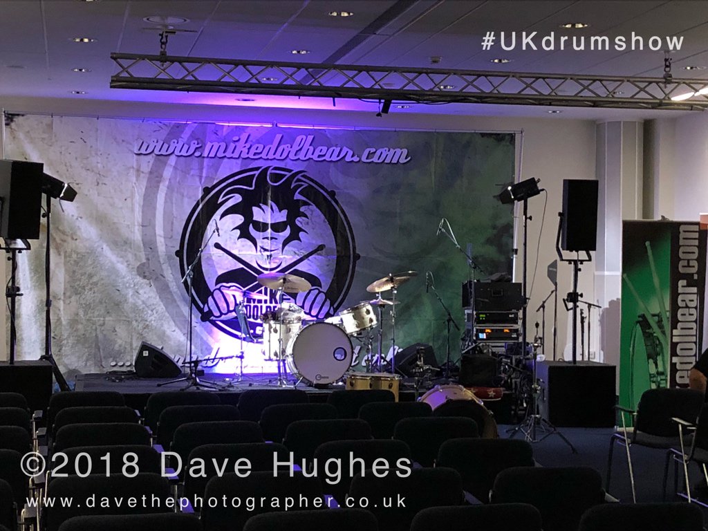 Calm before the storm. Getting ready for a big drum weekend. #ukdrumshow