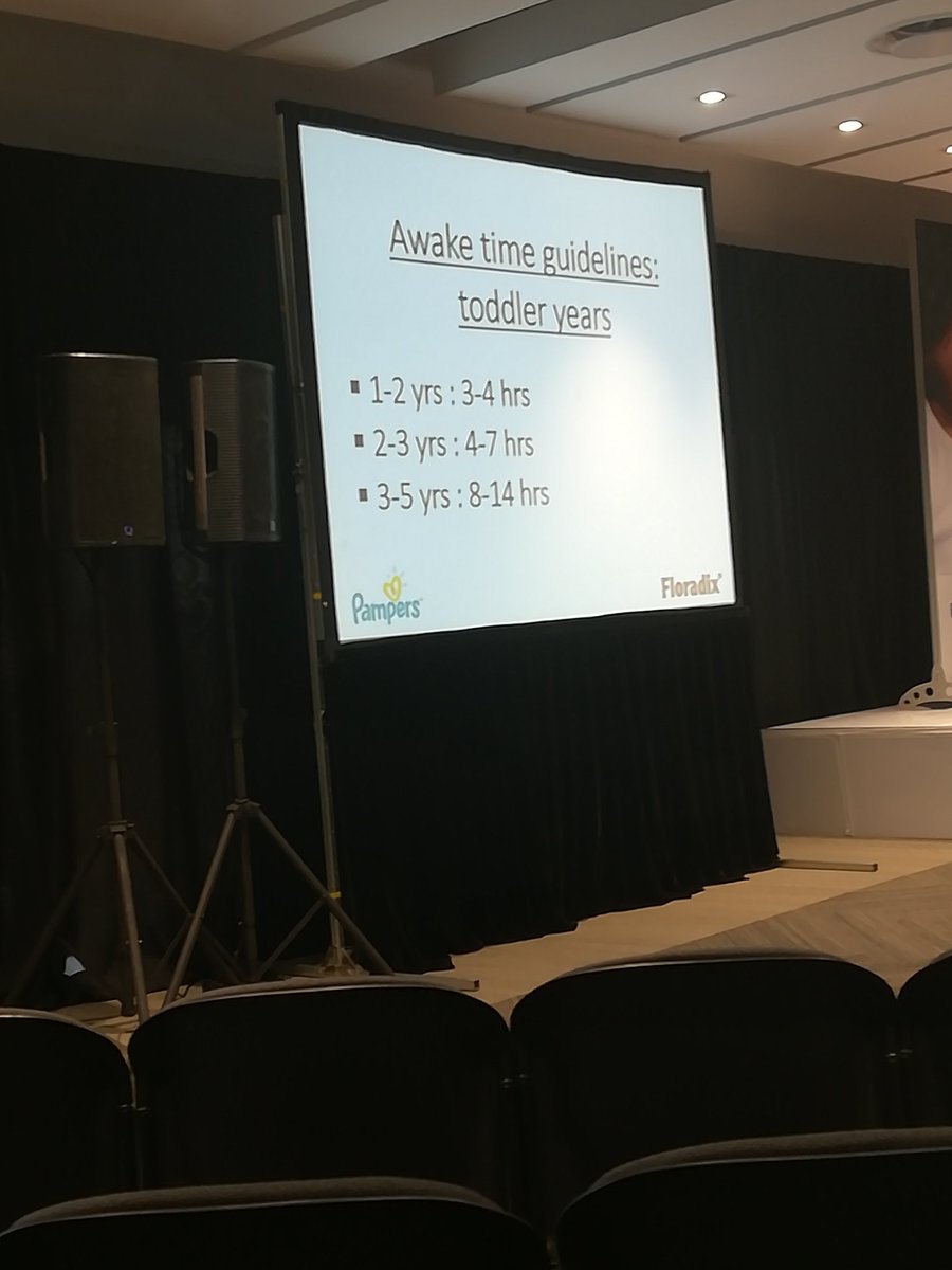 MakerTania's tweet image. Awake time guidelines shared by Sister Anne Richardson. #babymeetup #oldmutual