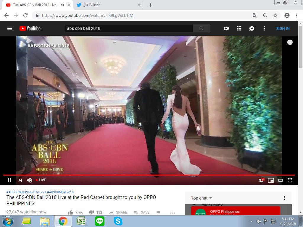 yes_itsmay's tweet photo. the queen &amp; king finally arrived
#KathNielBrightest7thBall https://t.co/MoY9YZf59o