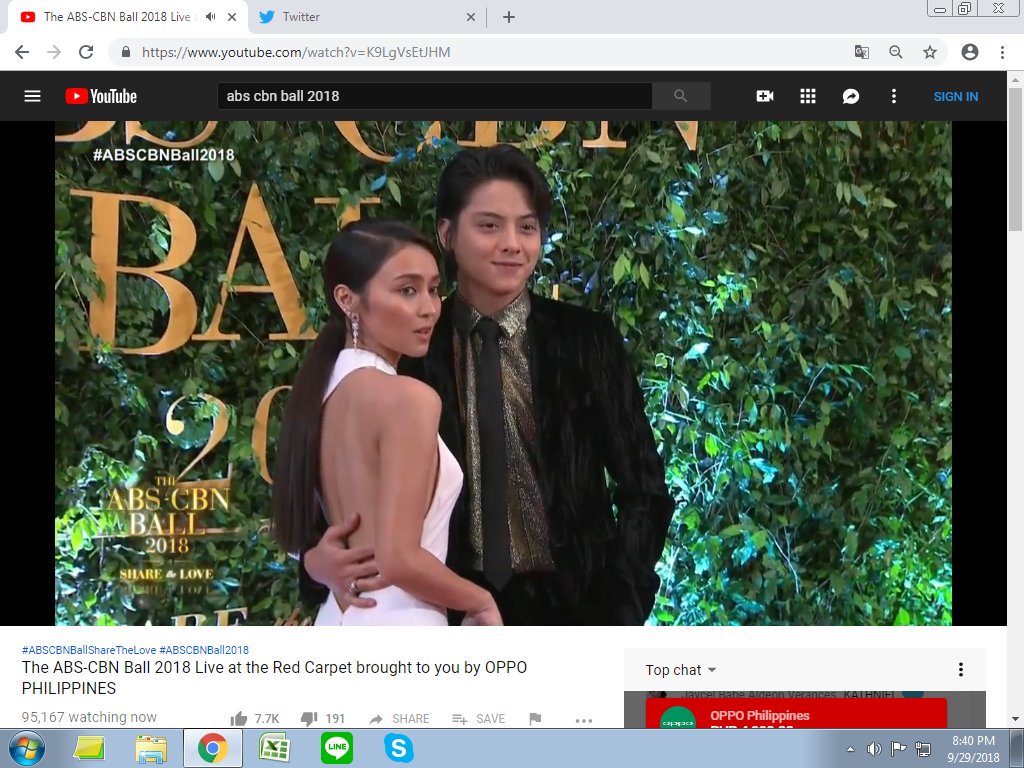 yes_itsmay's tweet photo. the queen &amp; king finally arrived
#KathNielBrightest7thBall https://t.co/MoY9YZf59o