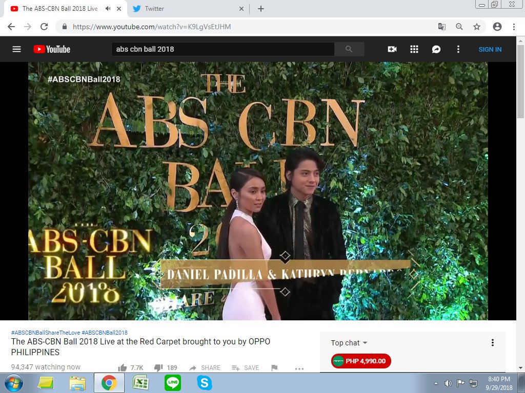 yes_itsmay's tweet photo. the queen &amp; king finally arrived
#KathNielBrightest7thBall https://t.co/MoY9YZf59o