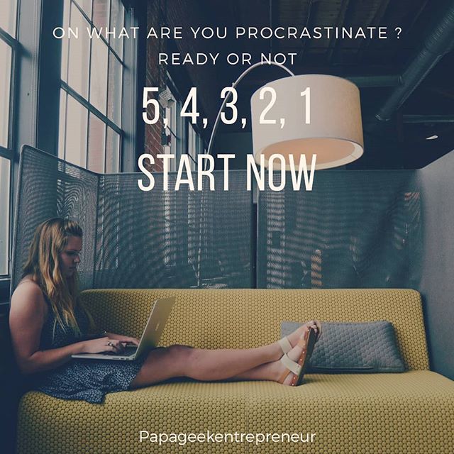 PapaGeekEntrep1's tweet photo. This a the tip i use to fight #procrastination.
Voici l'astuce que j'utilise pour combattre la procrastination
#entrepreneur #entrepreneurlife #attitude #entrepreneurship
#mindset
#entrepreneurlifestyle #entrepreneurs
#millionairemindset
#billionai… https://t.co/gnHRQJpbb5 https://t.co/rTdDyofI9X