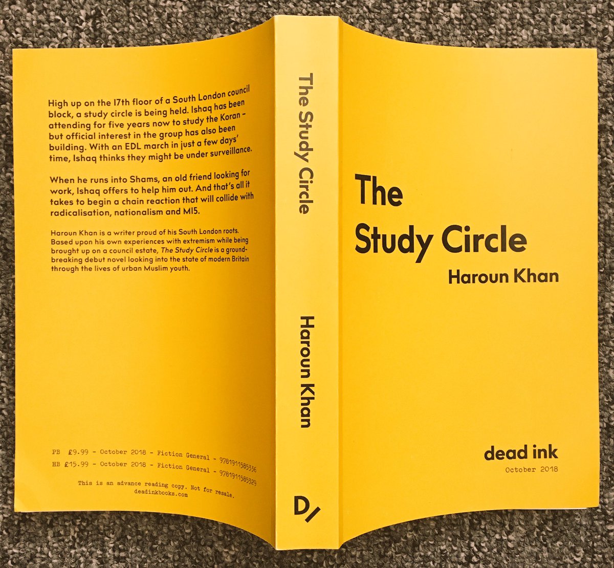 SansyG's tweet photo. So, @DeadInkBooks really know how to bring bookish sunshine to my Saturday.
#TheStudyCircle by @hakattak is out this October, and if the blurb is anything to go by, this debut is bound to be brilliant. https://t.co/nAI1qKRLzk