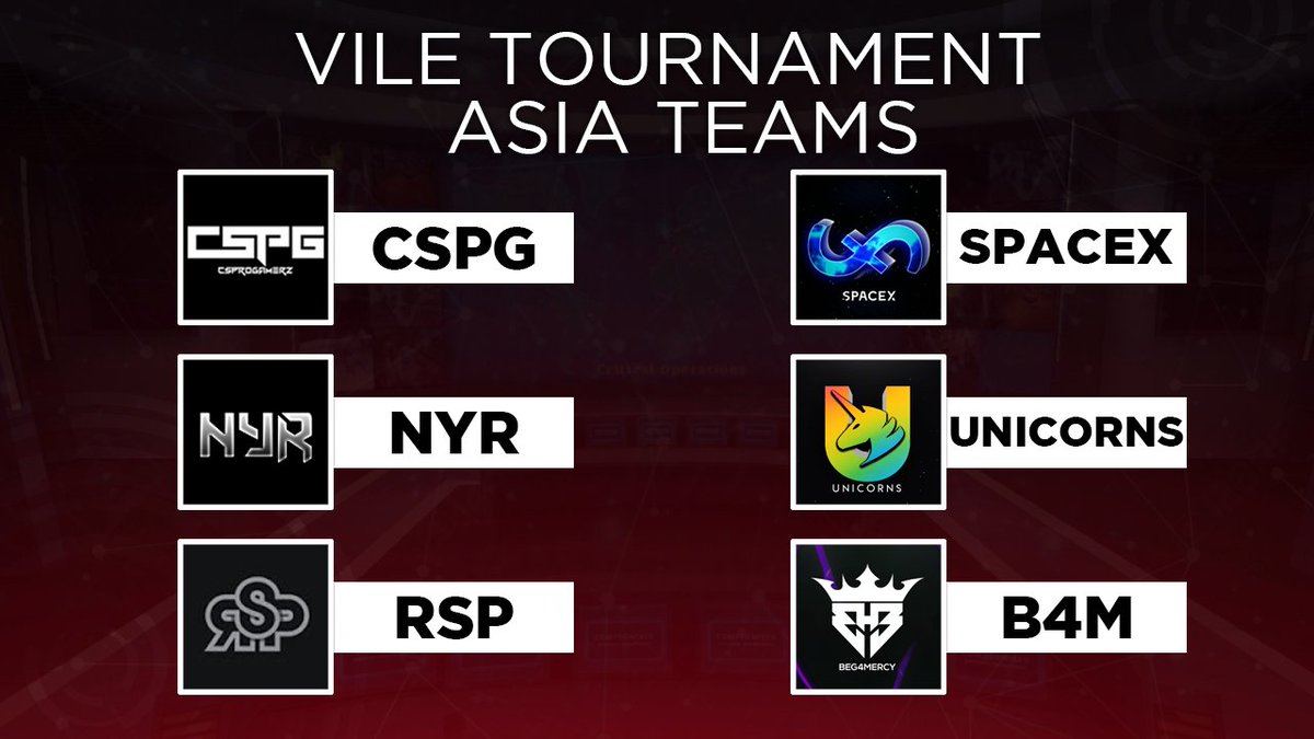 ViLe_Tournament's tweet photo. Our Asia invited teams are here! https://t.co/Y2WfnXeaFq