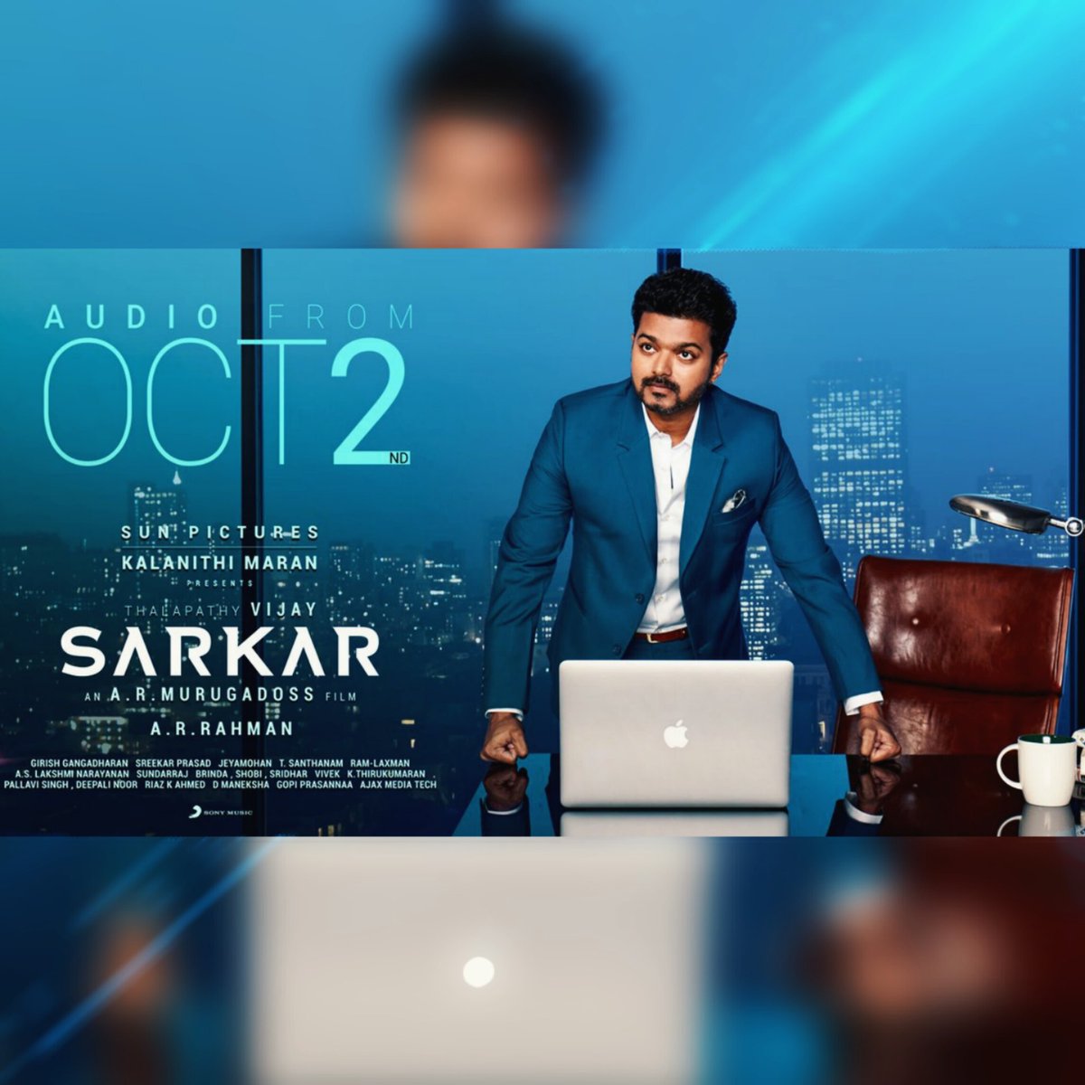 neipodi_dosa's tweet photo. @SarkarMovieOffl Mobile Wallpaper swipe and download the wallpaper
#SarkarKondattam. Audio from October 2nd. @actorvijay @ARMurugadoss @arrahman @KeerthyOfficial @sonymusicsouth
#3DaysToGoForSarkarAudioLaunch #SarkarNewPoster https://t.co/AS57KcEoKy