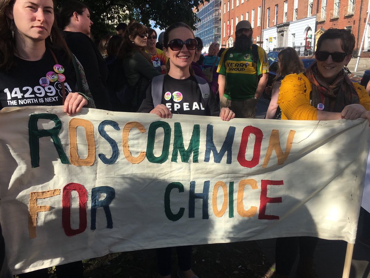 #ARCMarch18 we are here! #Roscommon4Yes
