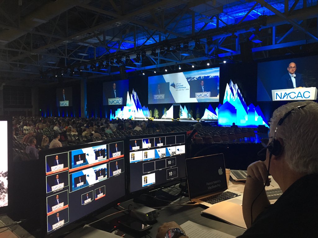 productionassoc's tweet photo. Our team has been in @VisitSaltLake @NACACConference - thank you for hiring us as you AV staging and management partner! @shepard_av https://t.co/yTVDhdq9zF