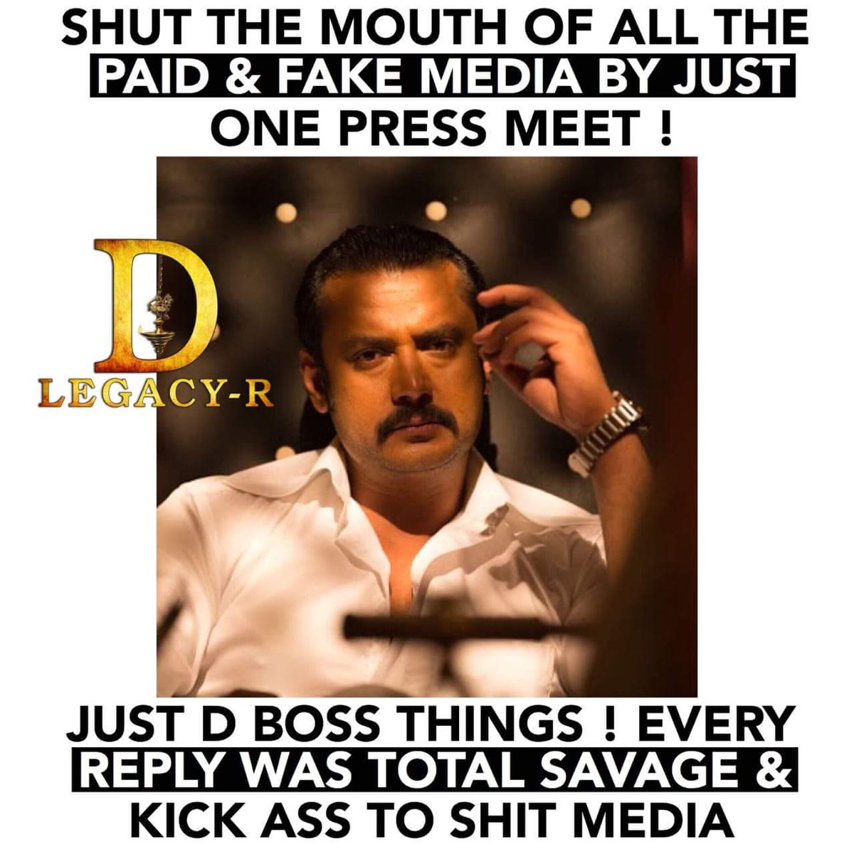 Darshanfanz's tweet photo. #BossIsBack
#BossOnFire🔥🔥🔥
#AgainstCheapMedia
#OneManArmyDBOSS
#ComedyChannels https://t.co/AUqraeykq1