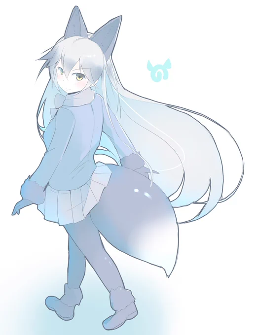 ギンちゃん練習らくがき #けものフレンズ 