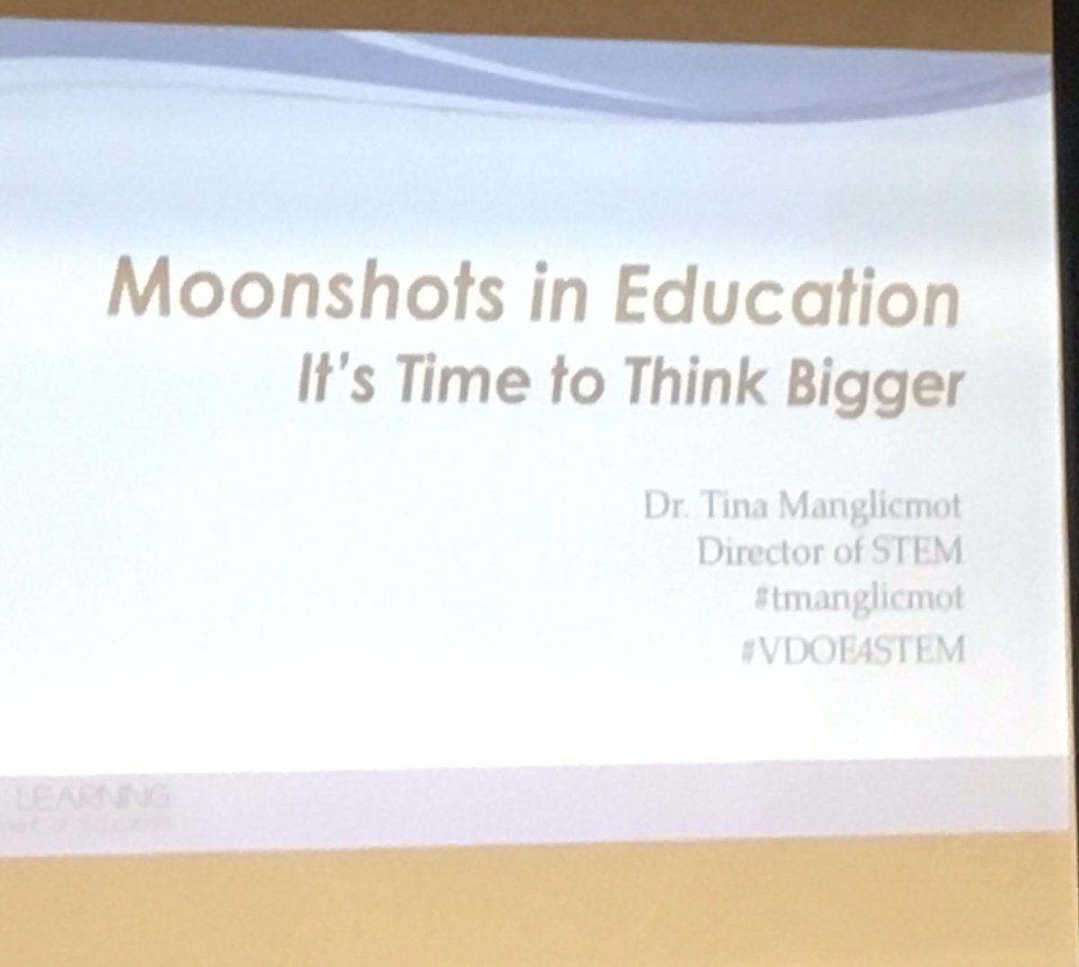 SthomasMATH's tweet photo. Opening Keynote @tmanglicmot #steam #stem #math #science #ppsleads #vdoe #ppsSTEAM #Steamsational #innovate+educate @PortsVASchools @ebracyPPS https://t.co/xYAnRYiobK