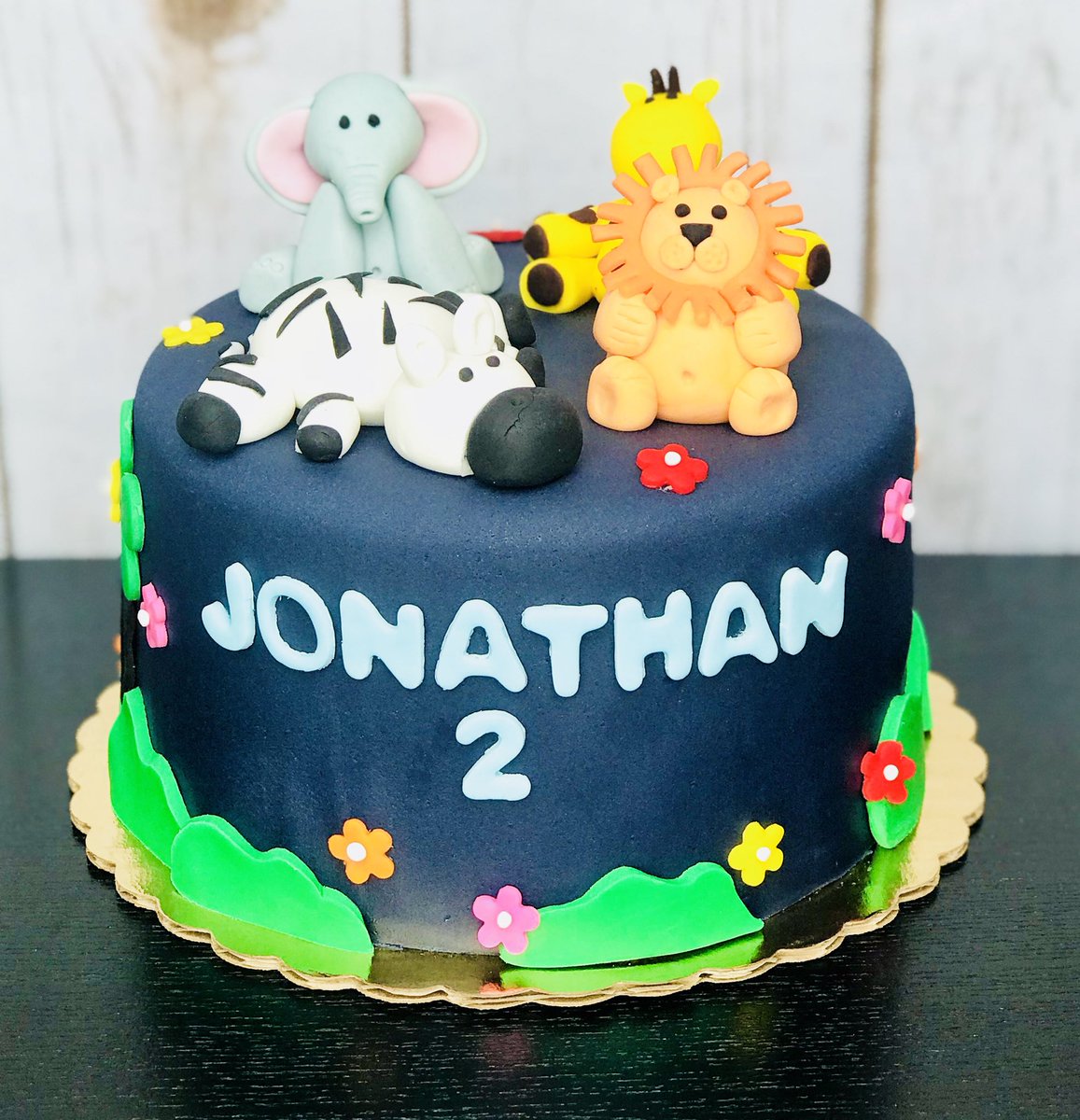 BakeryBeni's tweet photo. Safari Animal Themed Cake, Happy 2nd Birthday Jonathan! 
#benibakery #bakery #customcakes #cakes #safari #safarithemedcake #safaricake #themedcake https://t.co/zDpBPOfIxr