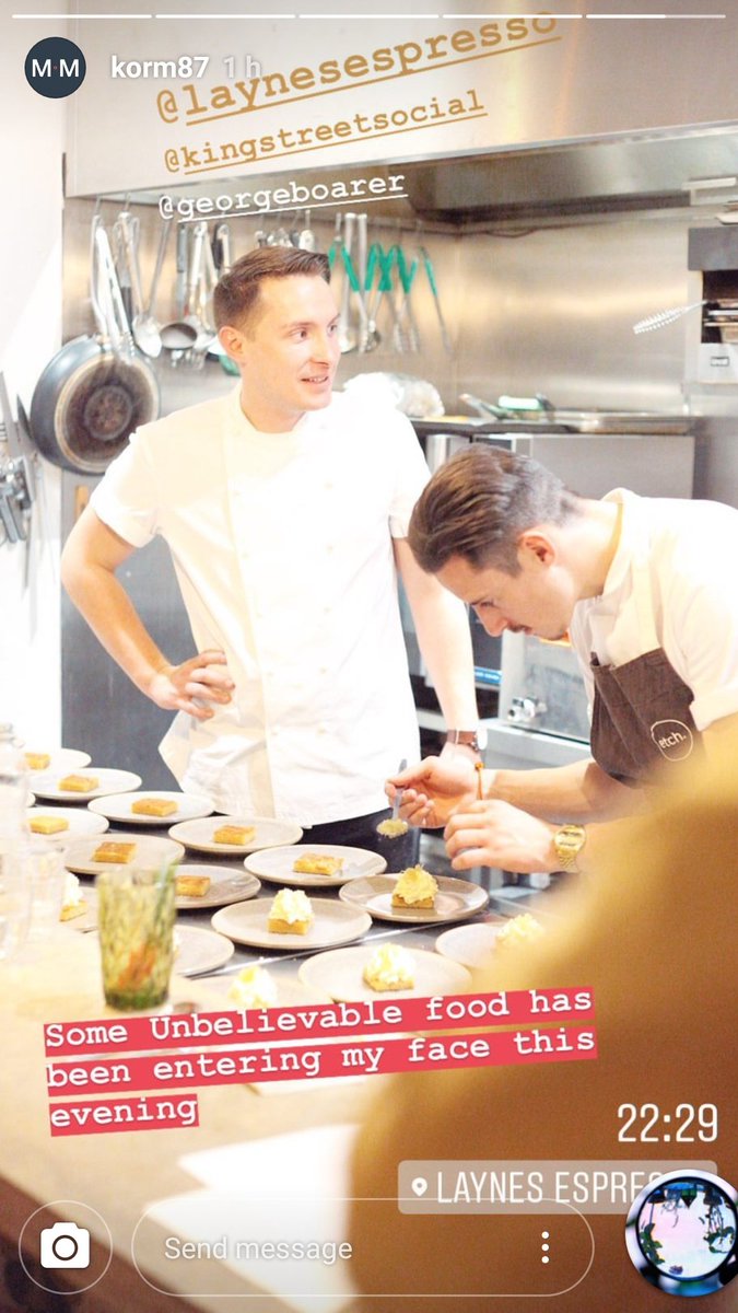 ♧ Thank you to everyone who came to <a href="/georgeboarer/">George</a> first ever pop-up restaurant! Thanks so much to George and his team, you guys did yourselves proud! And thank you to @LaynesEspresso for letting us be a nuisance! ♧