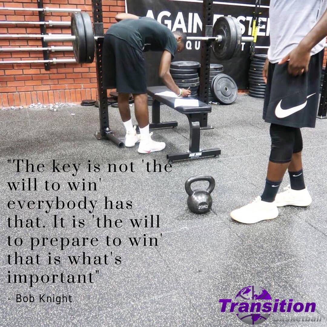 transitionbball's tweet photo. The key is not "the will to win" everybody has that. It is "the will to prepare to win" that is what's important
- Bob Knight https://t.co/VSMnxVgupb