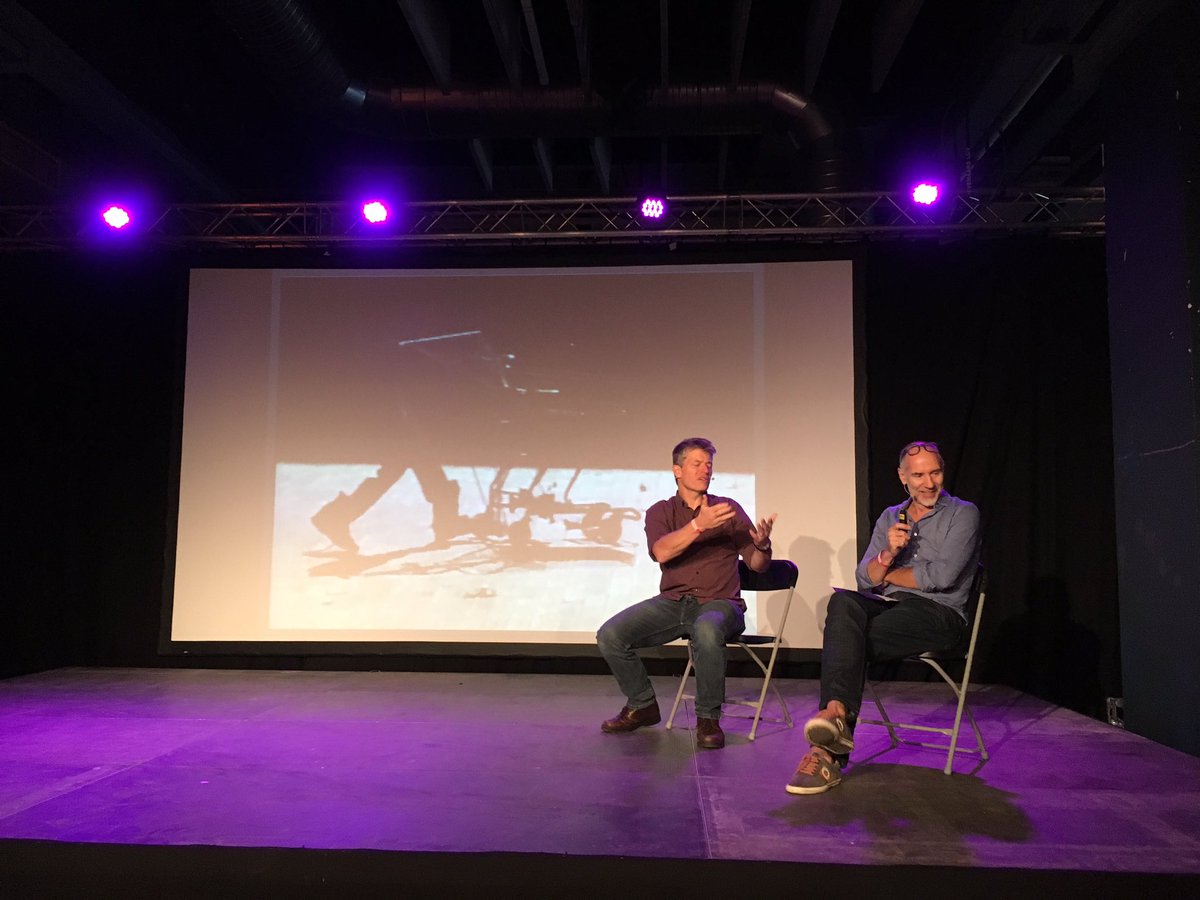 QuaiLab's tweet photo. Gael and greg conference on #myrobotlab project https://t.co/SzZapsZpHc