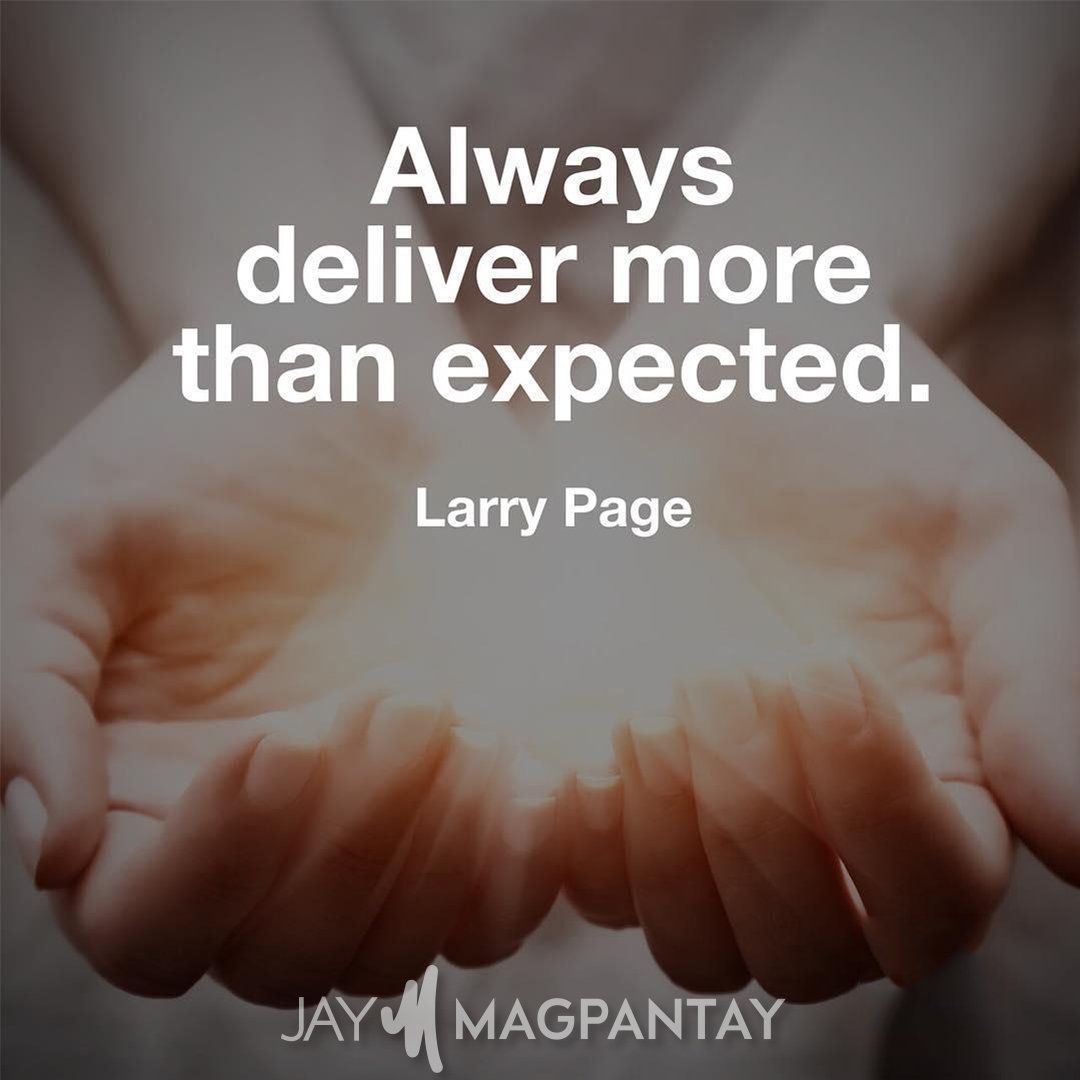 GlocalMag's tweet image. Always #overdeliver and #impress the heck out of your customers! #biztips More on Insta: jaymagpantay.com/instagram