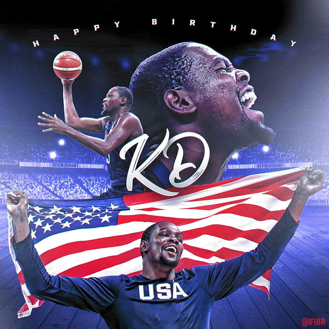 Join us in a wishing Kevin Durant a Happy Birthday   