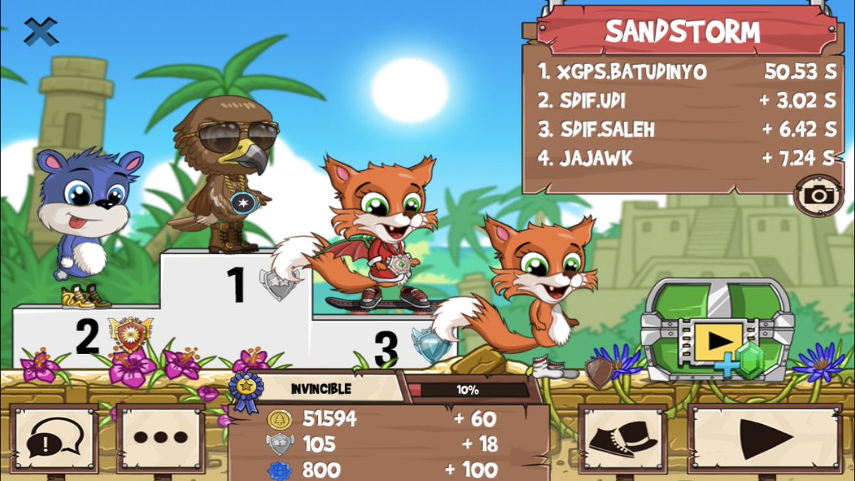 BatuDinyo's tweet photo. #FunRun2 https://t.co/3qs8ZNyn6q