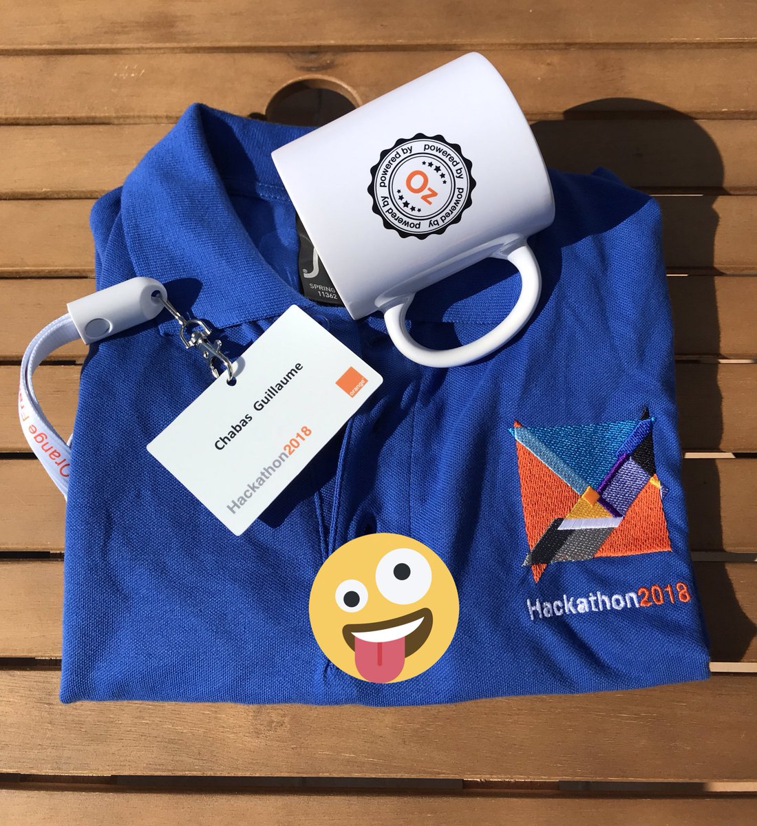 guichabas's tweet photo. 🎬 Ça y est #OrangeHackathon 2018 c’est terminé 🤩 Merci à l’équipe bleue d’avoir aidé #Junon à grandir ⚙️ De très belles rencontres et une super ambiance 🎤☕️ 
Rdv l’année prochaine 💪 #Oz https://t.co/h5XVVi60gh