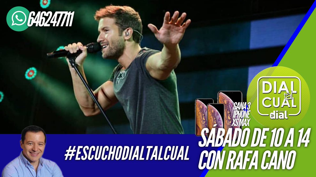 Dialtalcual's tweet photo. 🔴 ¡⁦@RafaCanoOficial⁩ lo acaba de confirmar! Antes de Navidad habrá reedición del álbum #Prometo de ⁦@pabloalboran⁩ con DVD en directo y muchas sorpresas. #EscuchoDialTalCual https://t.co/6c8JKP7KFW