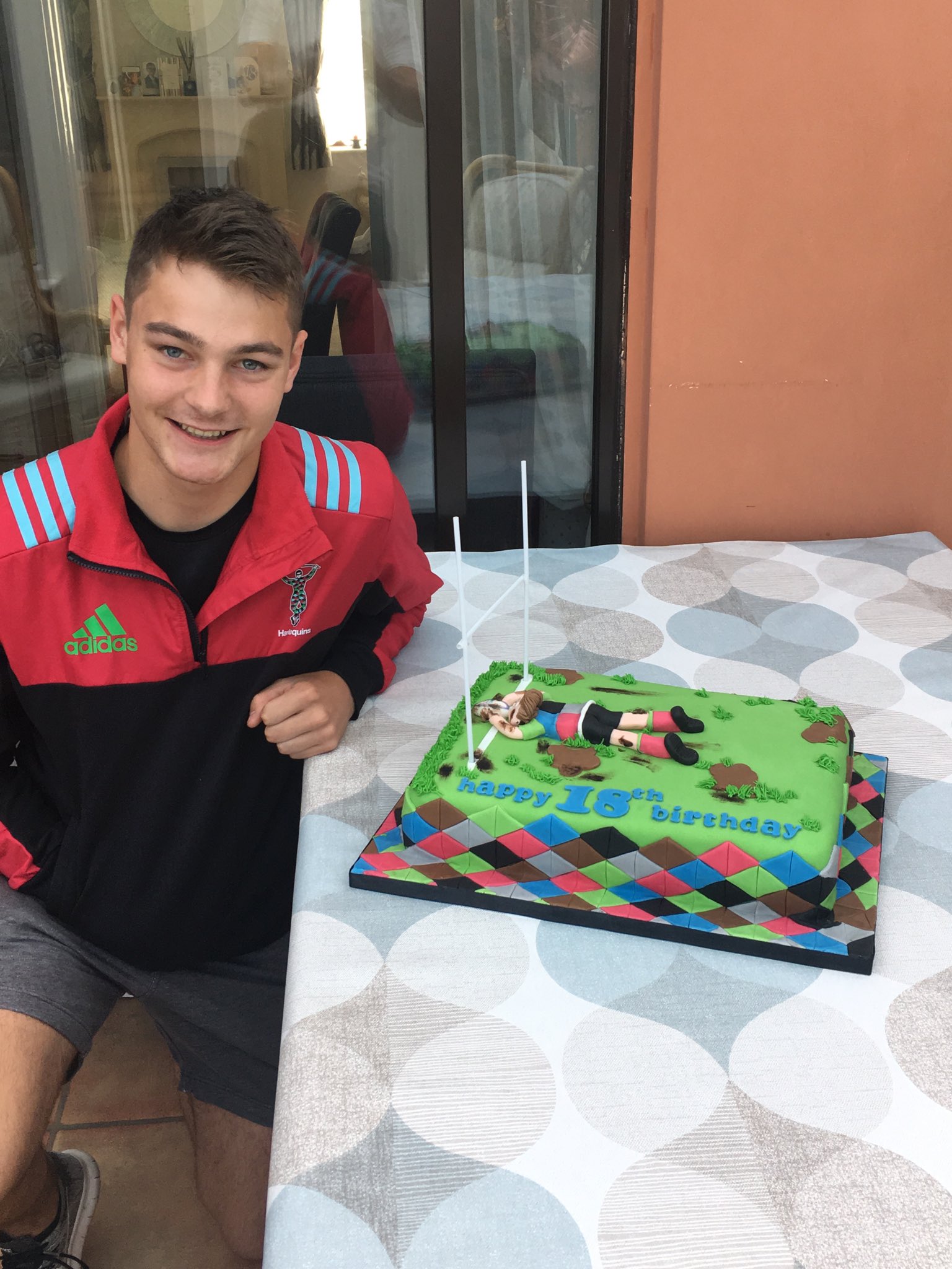   Happy 18th birthday to my son Chris Owen! Can now legally have a pint at The Stoop  