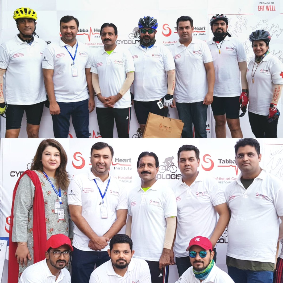 sidzee12345's tweet photo. Team tabbah and the team psychologist with the director Dr. BASHIR himself.the power packed team nailed the shot by pedaling the game 
#dilkiride #tabbacares #worldheartday 
@Tabba_Heart @worldheartfed https://t.co/n8sJ7j3riK