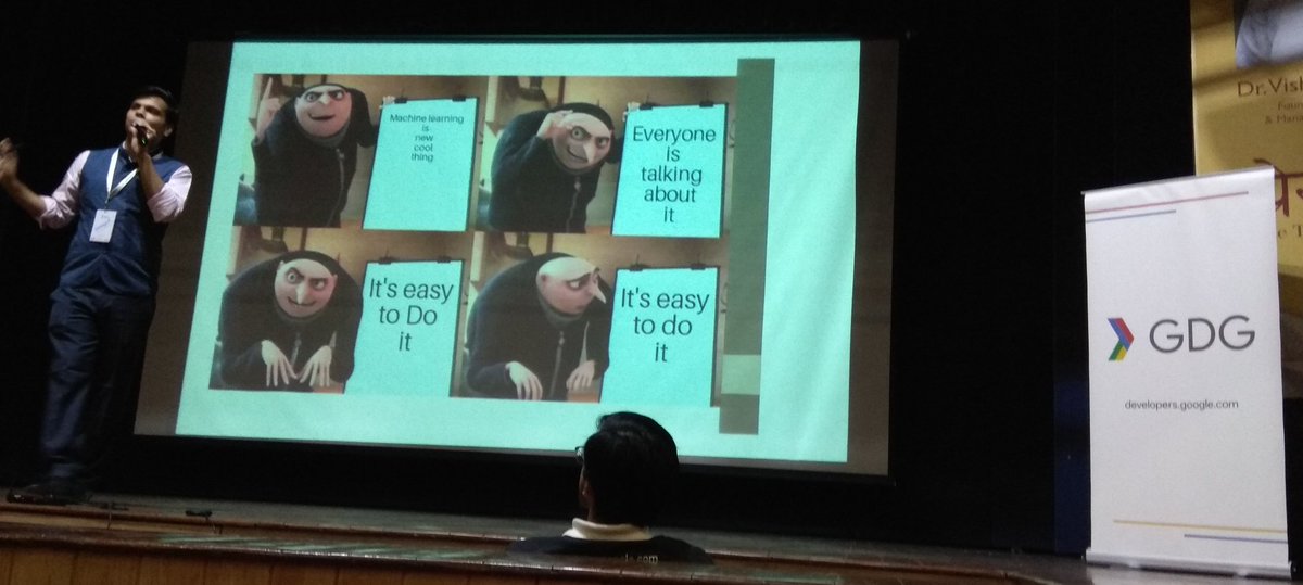 TechieScoops's tweet photo. Machine Learning is easy? @umang_sha is here to decode it.

#devfest18 #devfestpune #indiaDevfest @gdgpune @wtmpune https://t.co/2aLQWBYxGV