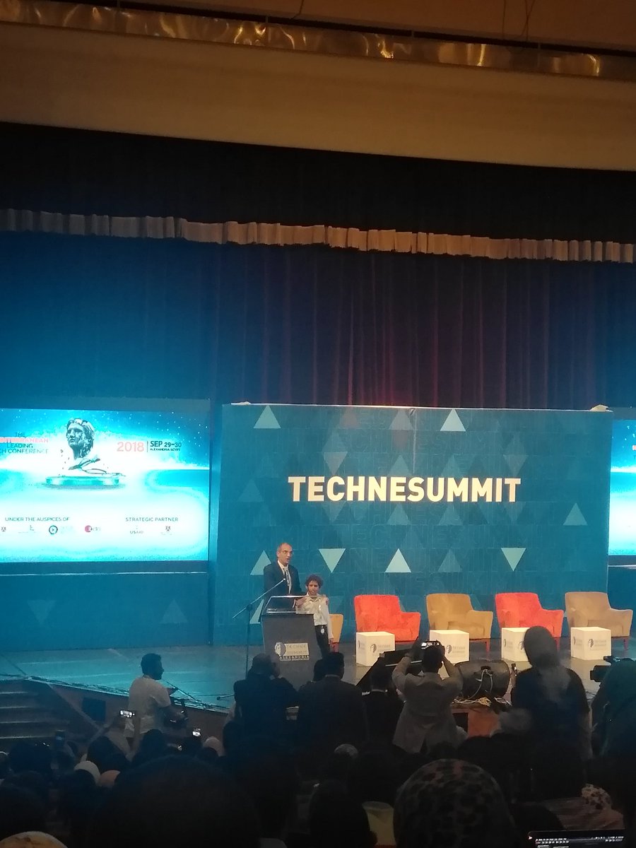 elnaby3's tweet photo. Mr.Amr talaat the minister of communication and information technology is on the stage right now 💥
#TechneSummit https://t.co/pfxcouCkNQ