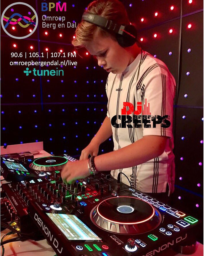 Vanavond voor de <a href="/Wijngroesbeek/">Wijnfeesten</a> nog even een stevige opwarmer nodig?

Zet dan vanaf 21:00 je radio op maximaal, want dan is @djcreepsrealdj wederom te gast met een übervette #techno set bij <a href="/omroepbergendal/">Omroep Berg en Dal</a> 

BPM: beats uit jouw regio #groesbeek #bergendal #nijmegen #arnhem