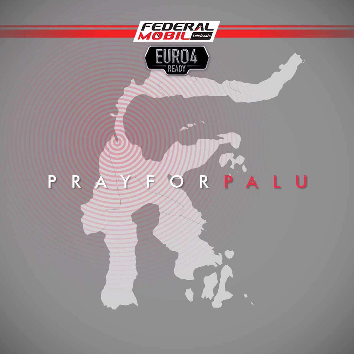 Kami segenap keluarga Federal Mobil turut berduka cita atas musibah yang menimpa saudara-saudara kita di wilayah Donggala dan Palu. Semoga tetap diberikan ketabahan dan kekuatan.

#PrayForPalu
#FederalMobilLubricants