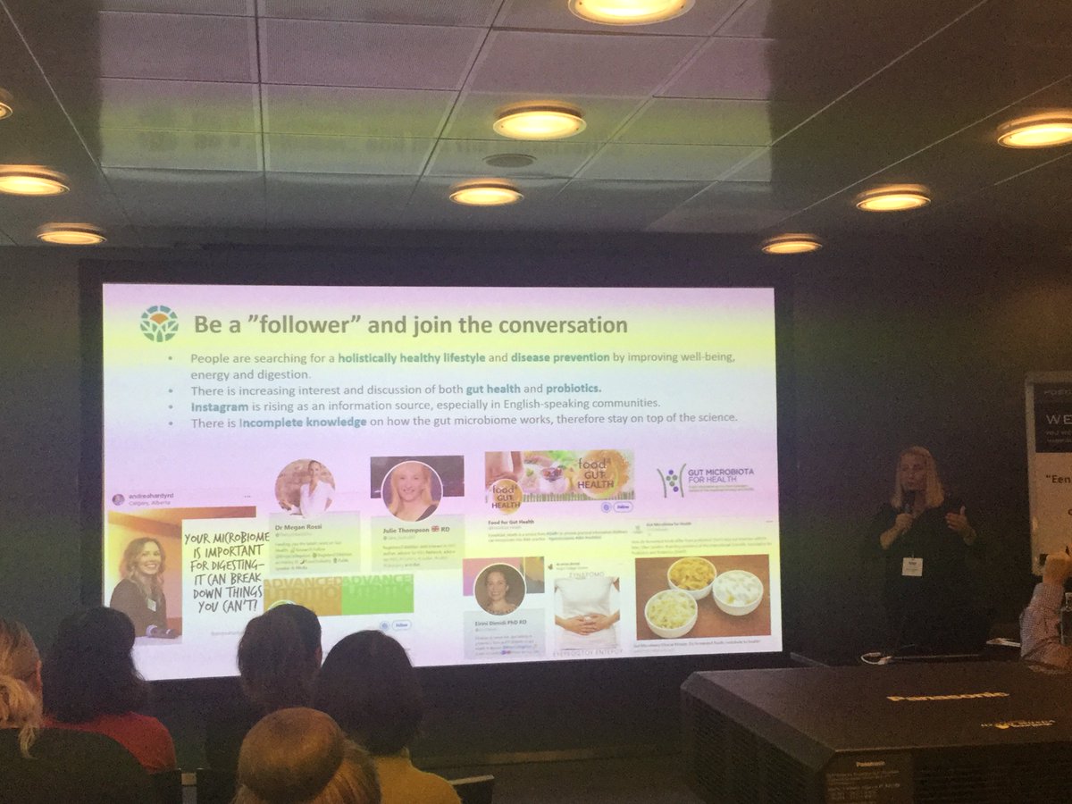 GutMicrobiotaWW's tweet photo. [M. Gustafsson] #EFAD2018: Be digital, be a follower and join the conversation as #guthealth ambassadors like @andrehardyrd, @EirindiDimidi, @ProfWhelan, @Food4Gut_Health, @TheGutHealthDoc, @Jules_GastroRD https://t.co/U2s12rK6Ui