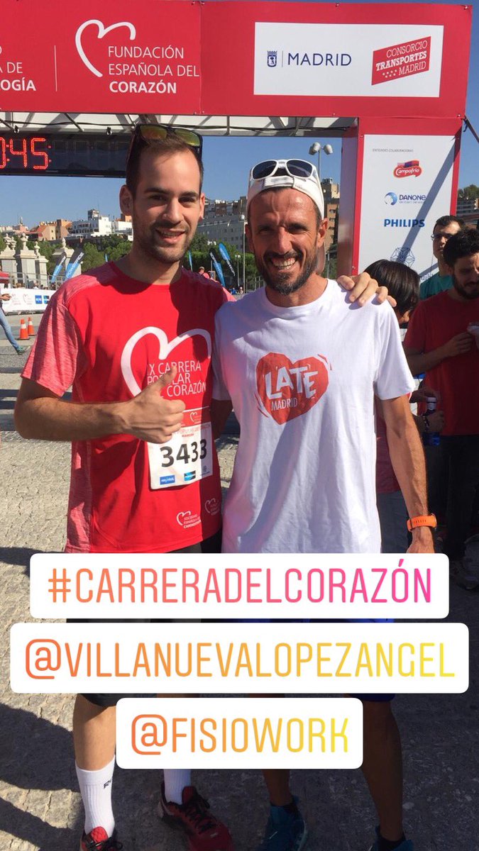fisioWORK_'s tweet photo. Nuestro fisio Ángel en la IX Carrera Popular del Corazón @fisioWORK_ #carreradelcorazon 👏👏👏 https://t.co/qJPwE0BVtk