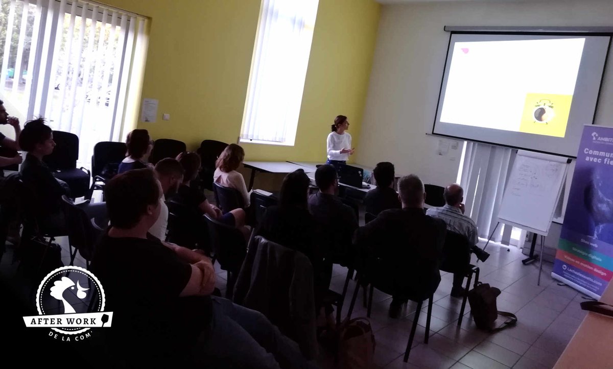 Merci Laure pour ce 1er afterwork de la comm' (Comm' sur des roulettes)
Merci aux participants ! Avec Ambition-com.fr &amp; Lachezleswatts.com
=> Le prochain : le 4 octobre : "Boostez vos relations presse"
Inscription : facebook.com/events/3536102…
#Communication #Afterwork