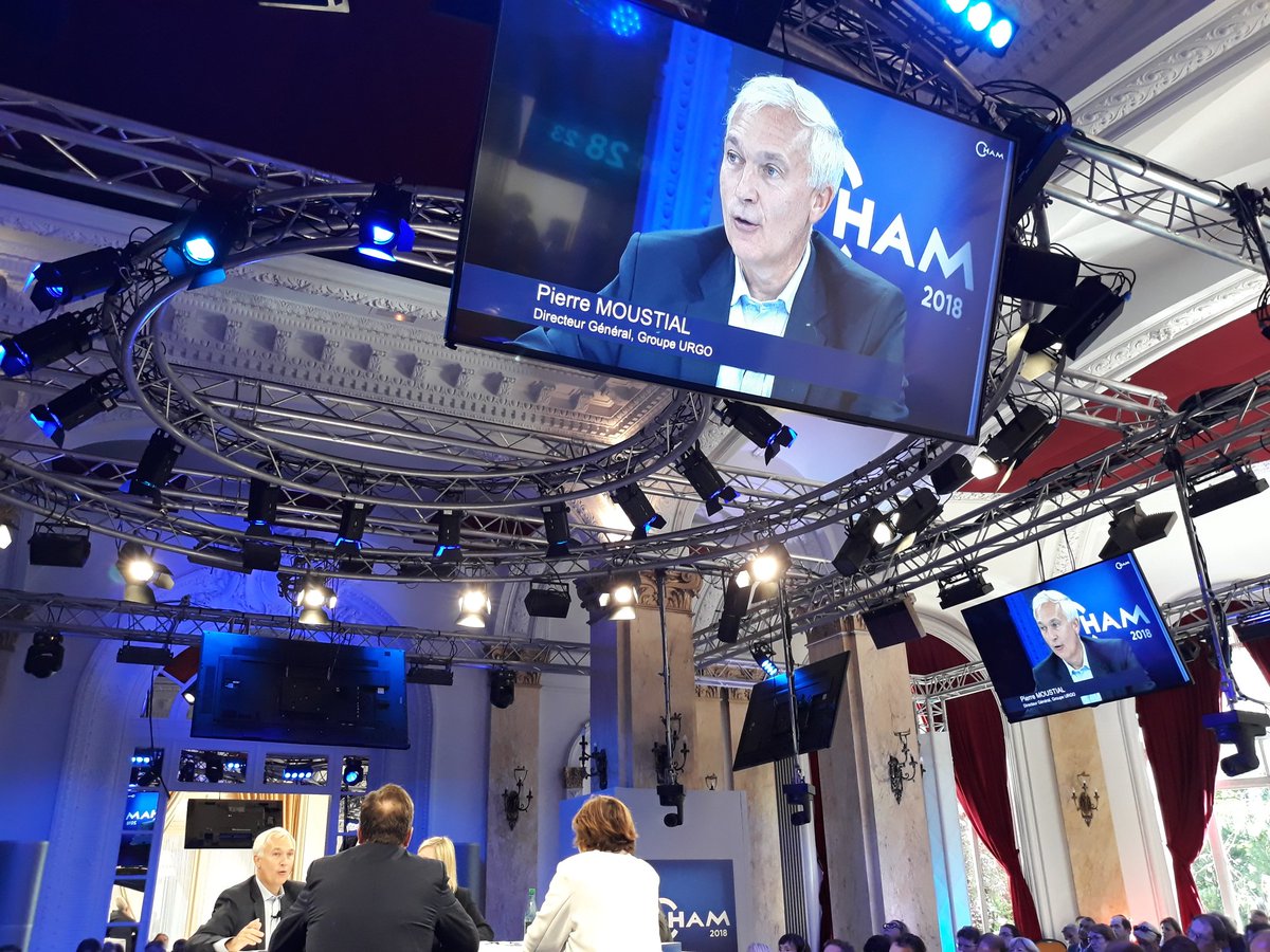 "On n'a pas un problème de start-up en France, on a un problème de scale up"  Pierre Moustial DG <a href="/Groupe_Urgo/">URGO Group</a> , Pdt #MedtechinFrance / TB "Quels géants européen dans l'industrie mondiale de la santé" <a href="/canalcham/">Convention on Health Analysis and Management |CHAM</a> #CHAM2018