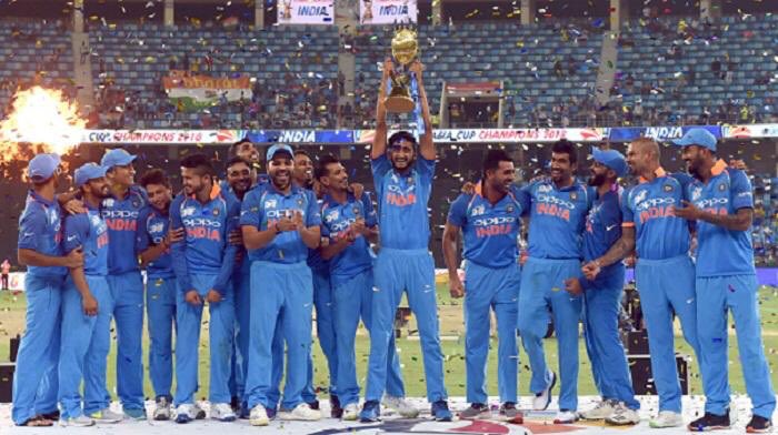 This Asia cup wasn’t just about one player,it was about the entire unit both on and off the field. Such a special game & such a special win.Most importantly our unbelievable fans who cheered us throughout the games in that heat helped us raise this trophy! 🙌 🏆