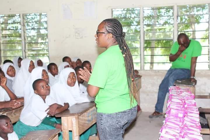 Diana Chitsaka Mwangala @ gift a girl child initia tweet media