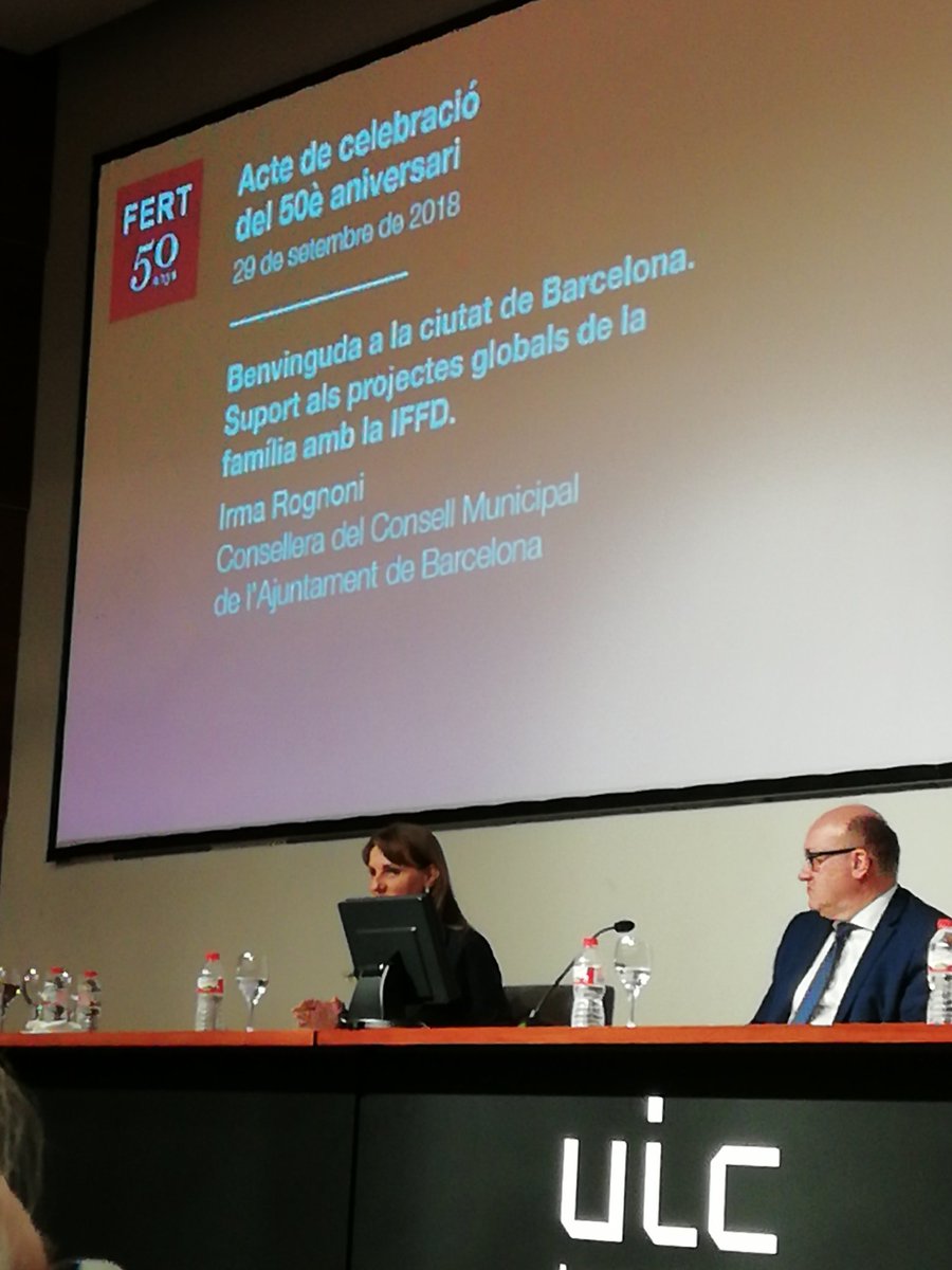 AssociacioFert's tweet photo. "Enhorabuena por el trabajo que hacéis y transmitir esas parcelas de felicidad" Irma Rognoni Consellera Municipal de @bcn_ajuntament  #50AniversarioFERT https://t.co/ckZkNuUxQZ