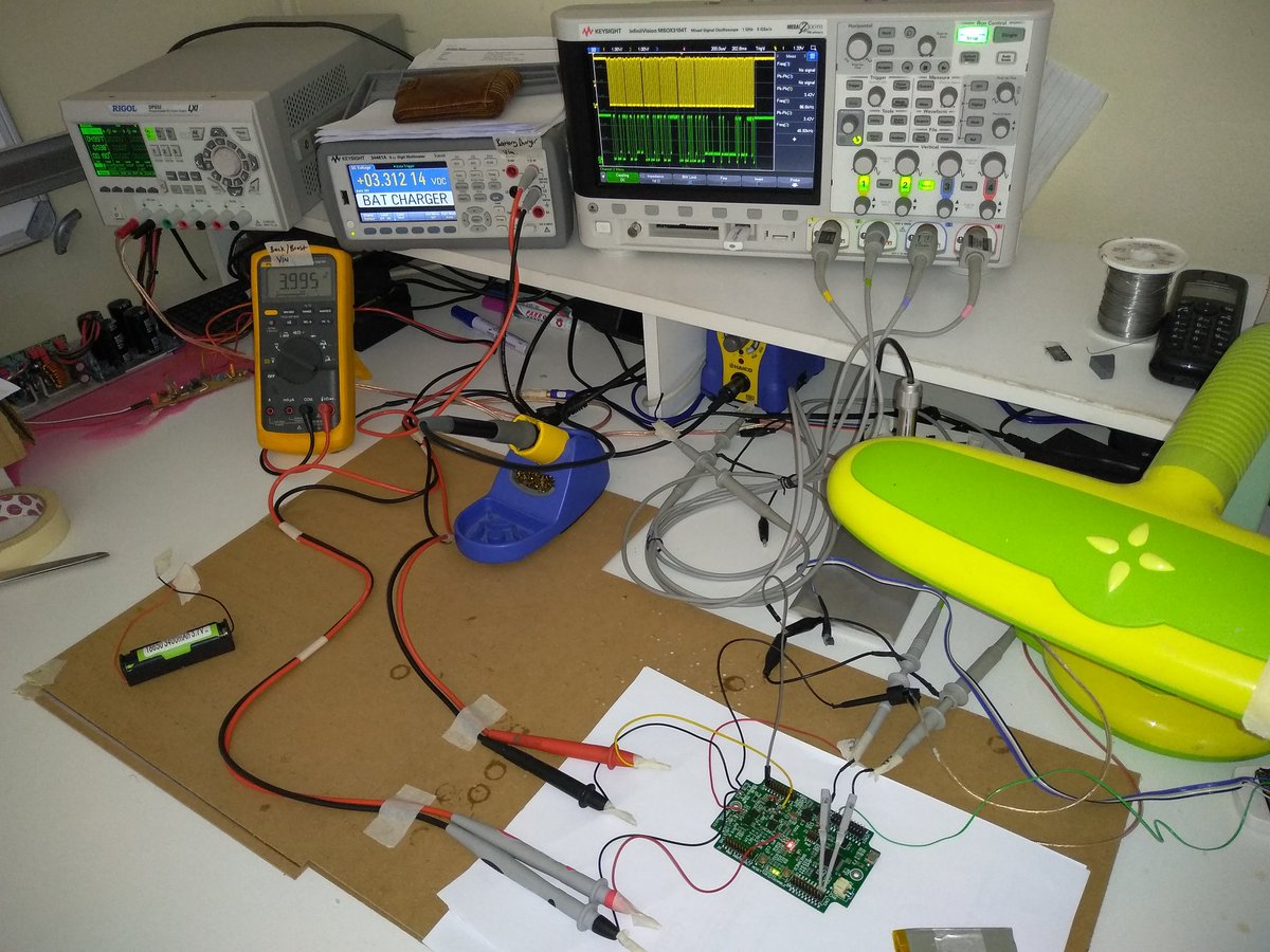 OhmOrchestrator's tweet photo. 🔋 For #IOT R&D prototyping Battery charger and power delivery testing is critical! we using a @Keysight 34461A while the 3104T #InfiniiVision scope sniffs power health communications so far no issues!! https://t.co/RkfWrFbJOS