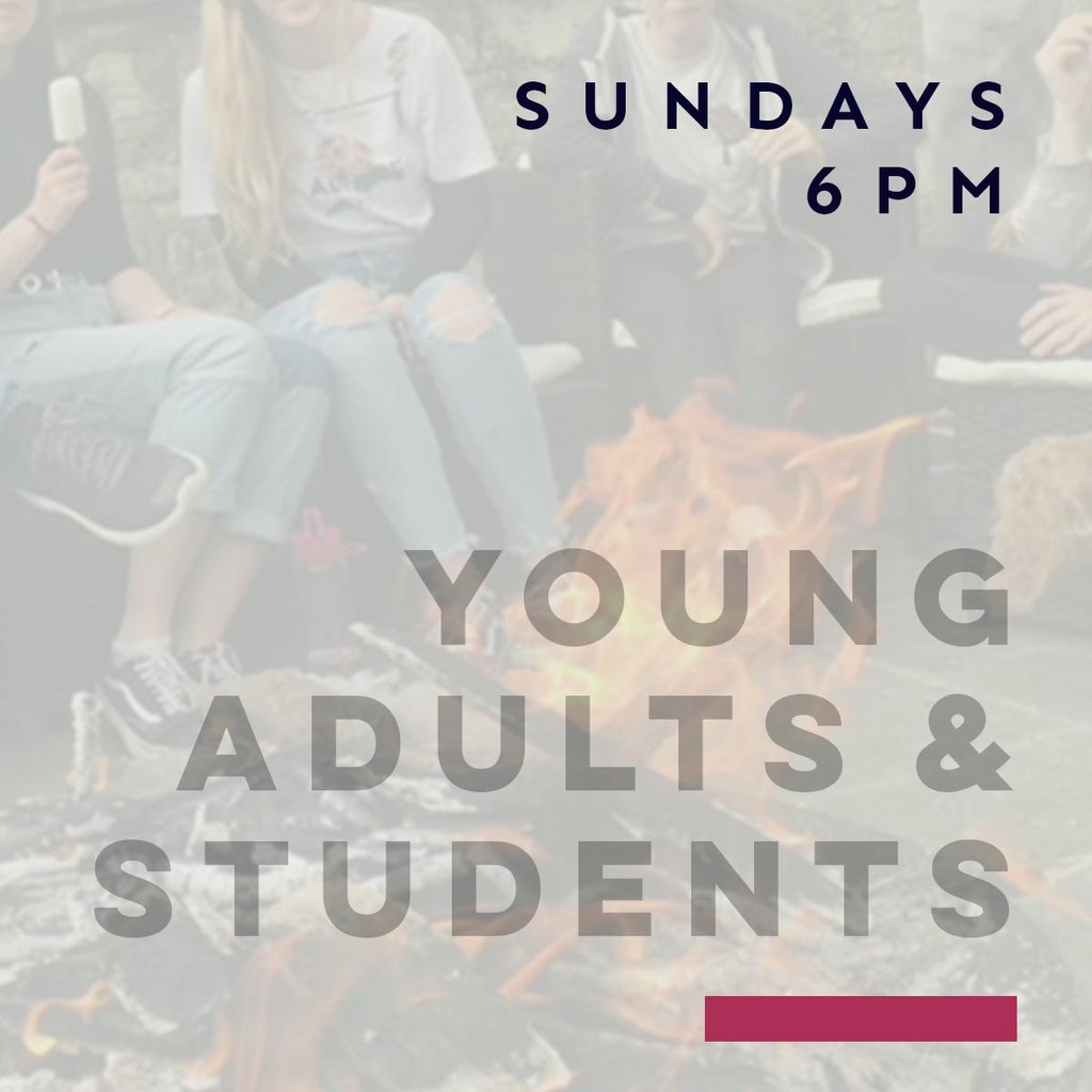 Get fired up with fresh vision and faith. Young Adults &amp; Students meet Sunday evenings for some great food and to discuss relevant issues of the day in the light of God's Word. gospelcollective.uk/events #GospelCollectiveChurch