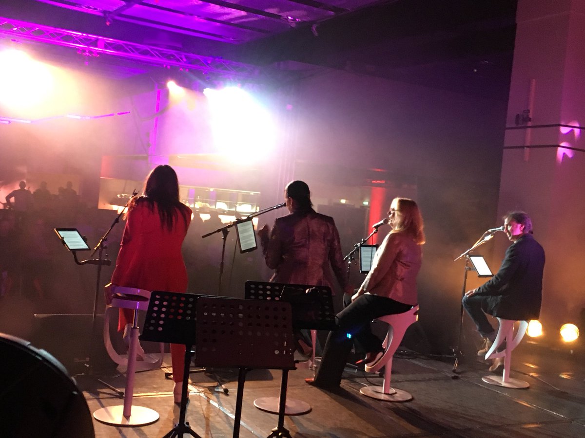 BobNobbit's tweet photo. @UnsungSingers Amazing gig now rolling at the Festival of Sound in Hammersmith Novotel - beautiful and talented! 😍 https://t.co/24ZhbVqUQO