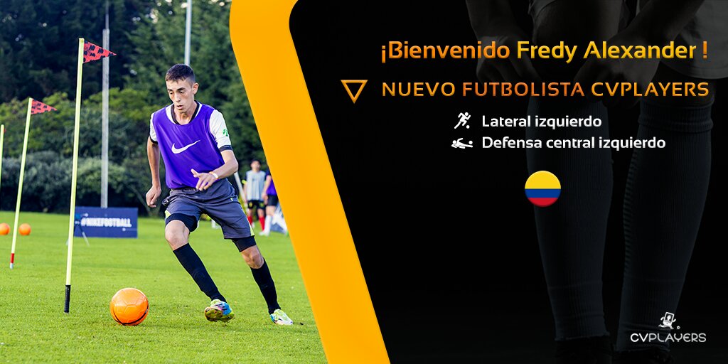 Bienvenido FREDY ALEXANDER. #UnoMás en #cvplayers. Juega y entrena en #Colombia como Lateral Izq y Defensa Ctral Izq. Le gustaría defender la camiseta de la #SeleccionColombia y jugar en la #ligaeuropea Bienvenido! #jugadores #scouting #futbol #managers #sport #club #cvplayers