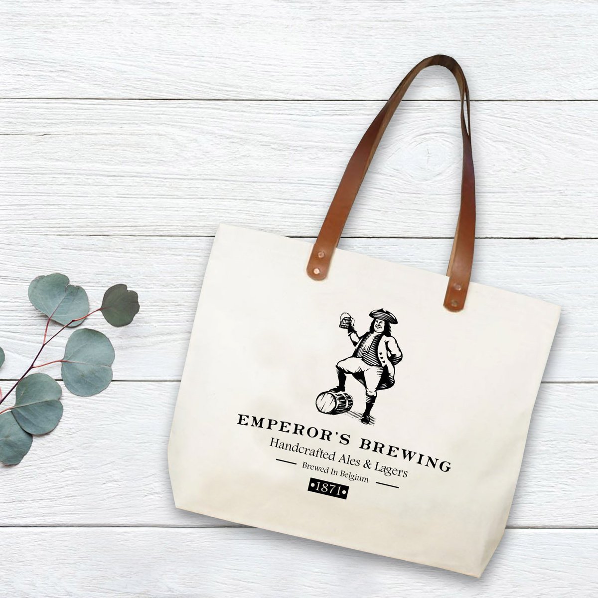 small canvas beach bags