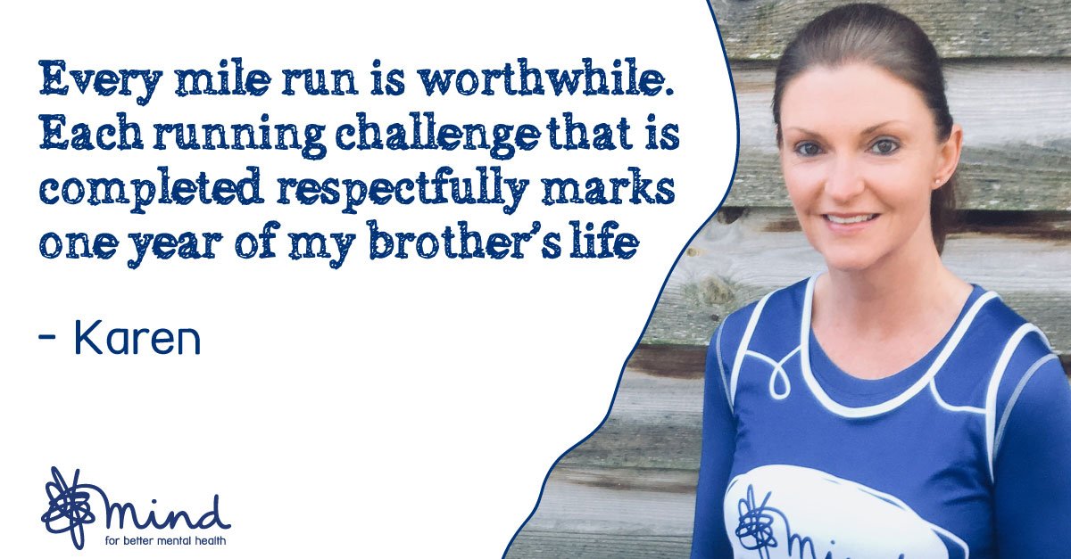 MindCharity's tweet photo. When Karen lost her 29-year-old brother, she decided to mark his life by doing 29 runs in a year. With her last run tomorrow, she reveals how it's helped her come to terms with his death while raising funds for Mind > https://t.co/3uHmtUcBMS

Good luck tomorrow, Karen! 💙🏃‍♀️ https://t.co/KA8v79NsvN