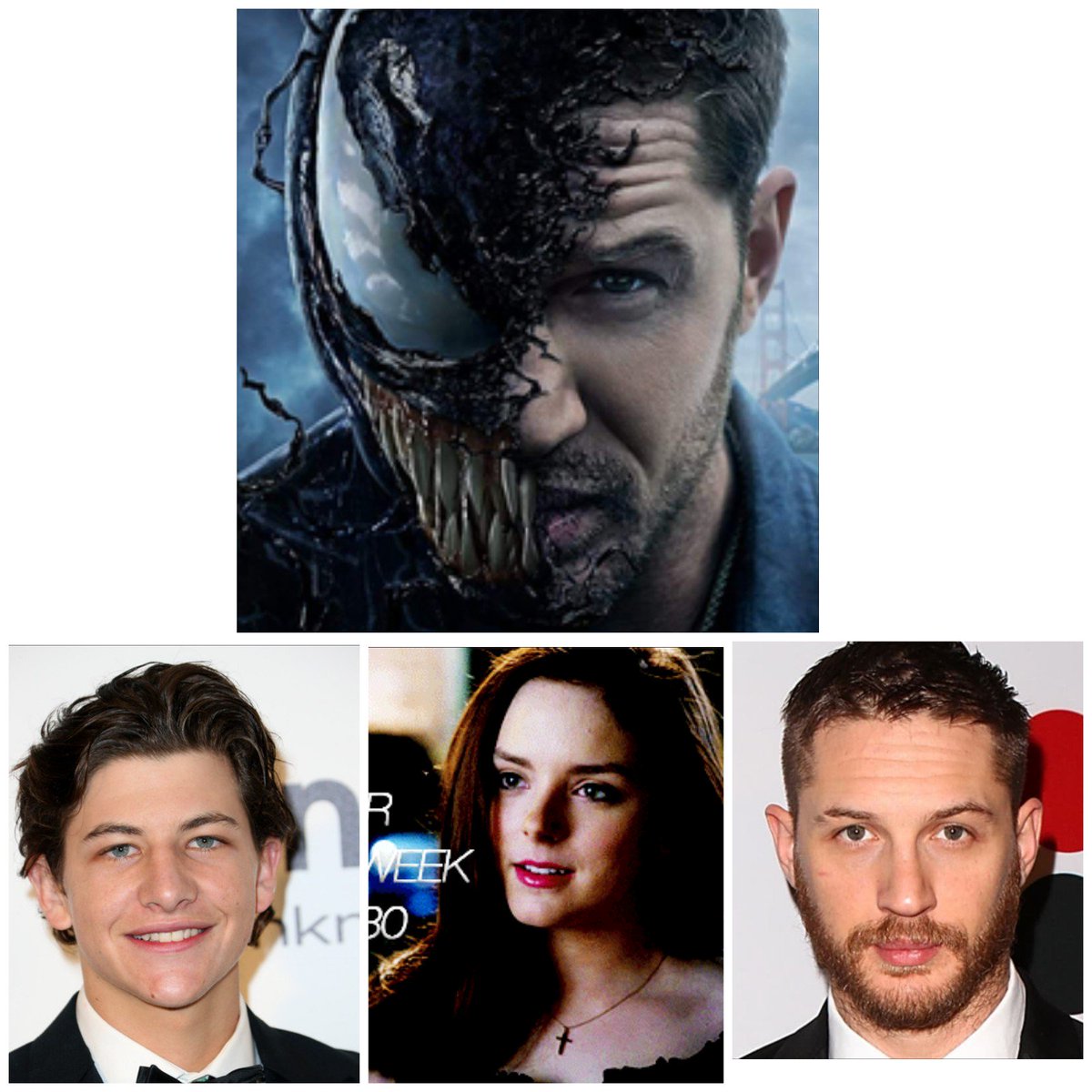 SpiderG14357493's tweet photo. @VenomMovie @YahooEnt Tom hardy would you guys ever cast tyeSheridan as Peter Parker in Madison Davenport as Mary Jane in the venom trilogy there incredible young actors hope you consider it #AskVenom https://t.co/0zvxV4Gl0V