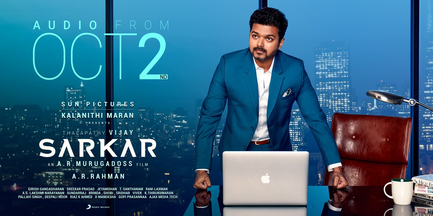 NishaD ARTIST on Twitter: "The much awaited NEW POSTER of #Sarkar is o...