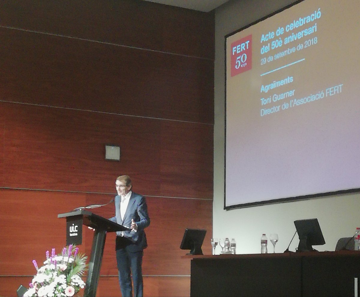AssociacioFert's tweet photo. Toni Guarner, Director del FERT:  "Los casos y notas técnicas elaborados por el Departamento de Investigación del FERT han revolucionado la pedagogía familiar,que no tenían referentes en el siglo pasado". https://t.co/1rxAB7V55l